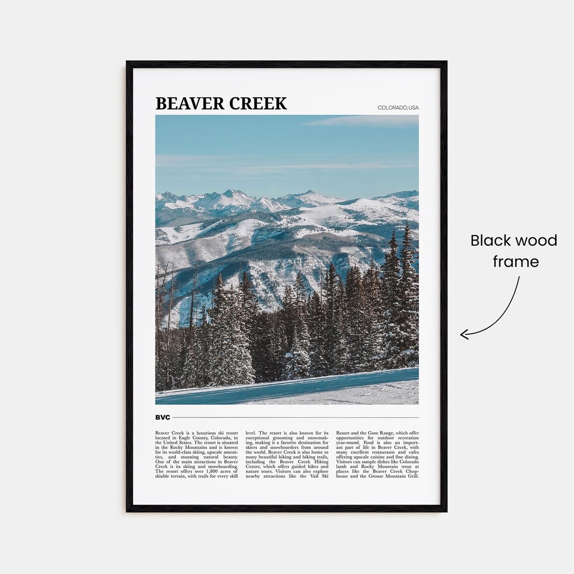 Beaver Creek Photo Poster Print - Image 2