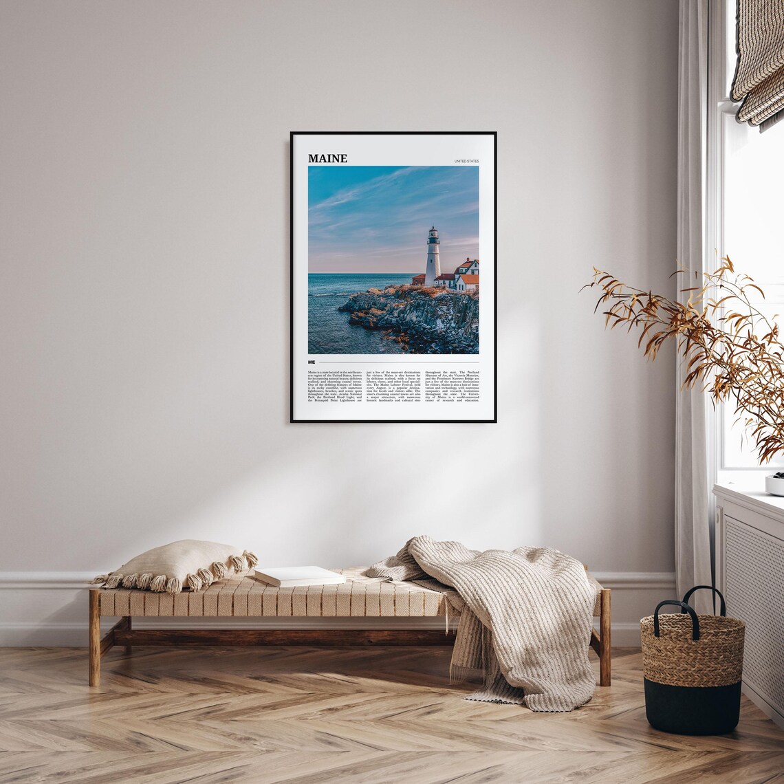 Maine Travel Poster, Maine Wall Art, USA Decor - Image 4