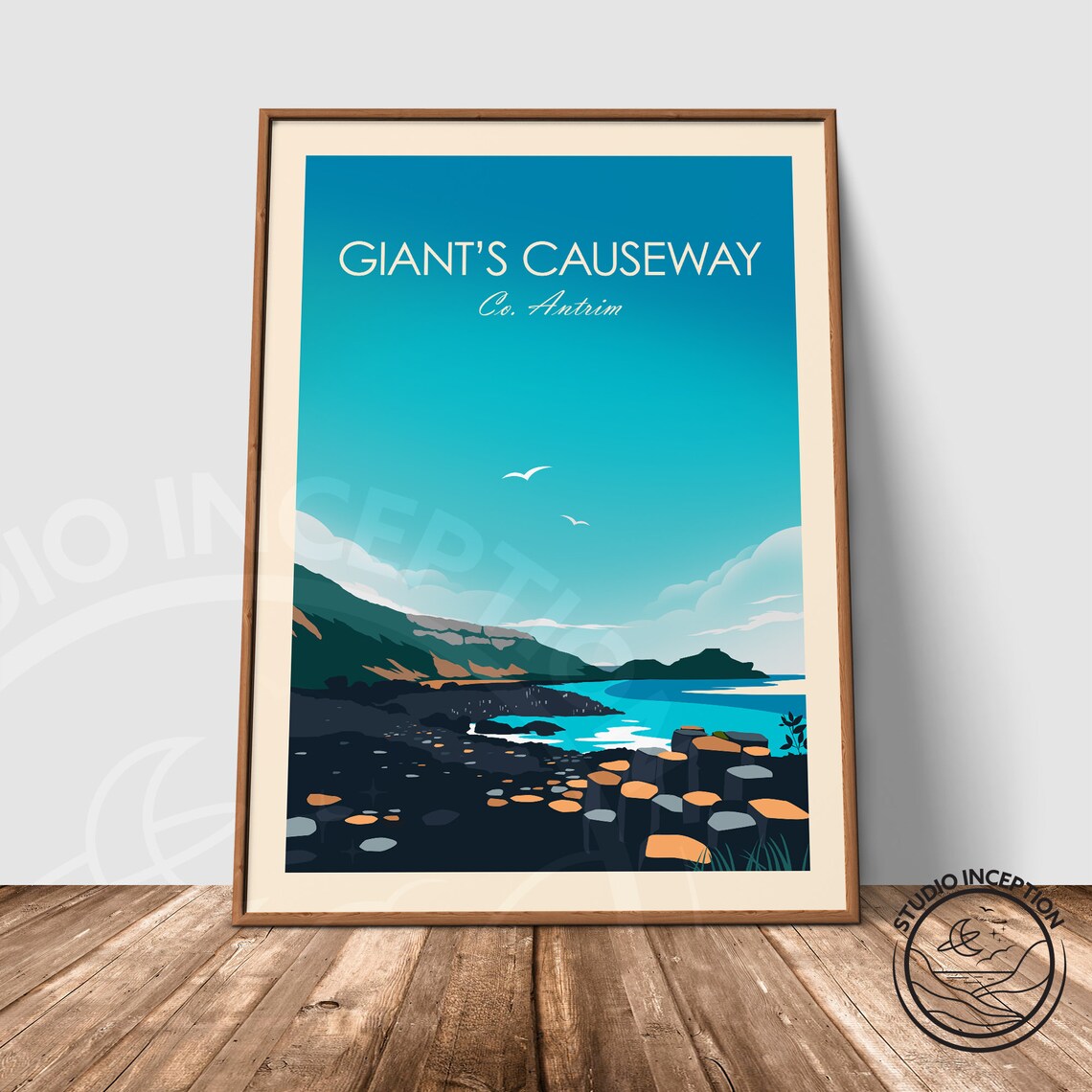 Giants Causeway Northern Ireland Art Print - Image 3