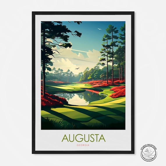 Augusta Georgia Championship Golf Course Azalea Fairway Poster