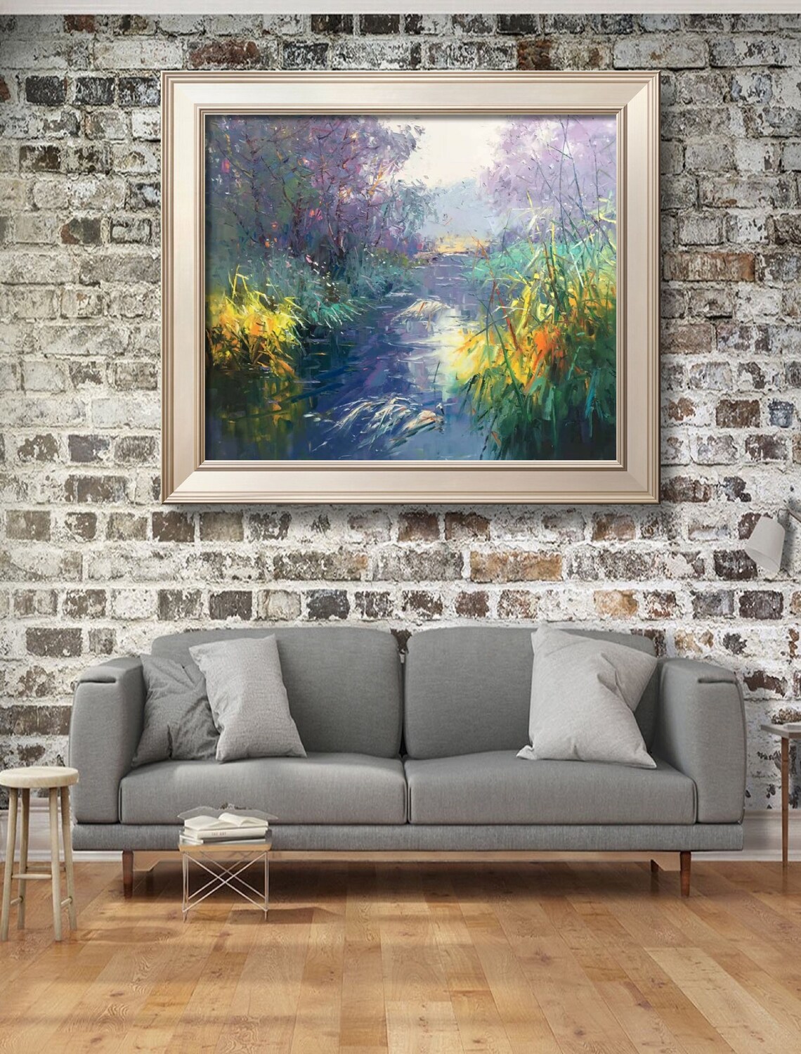 Oil Painting Impression Landscape Art Print - Image 2