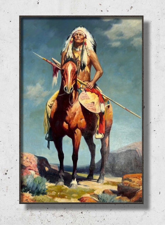 Indian Oil Painting Figure Oil Painting Oil On Wall Art Modern Art Home Decoration 24 36