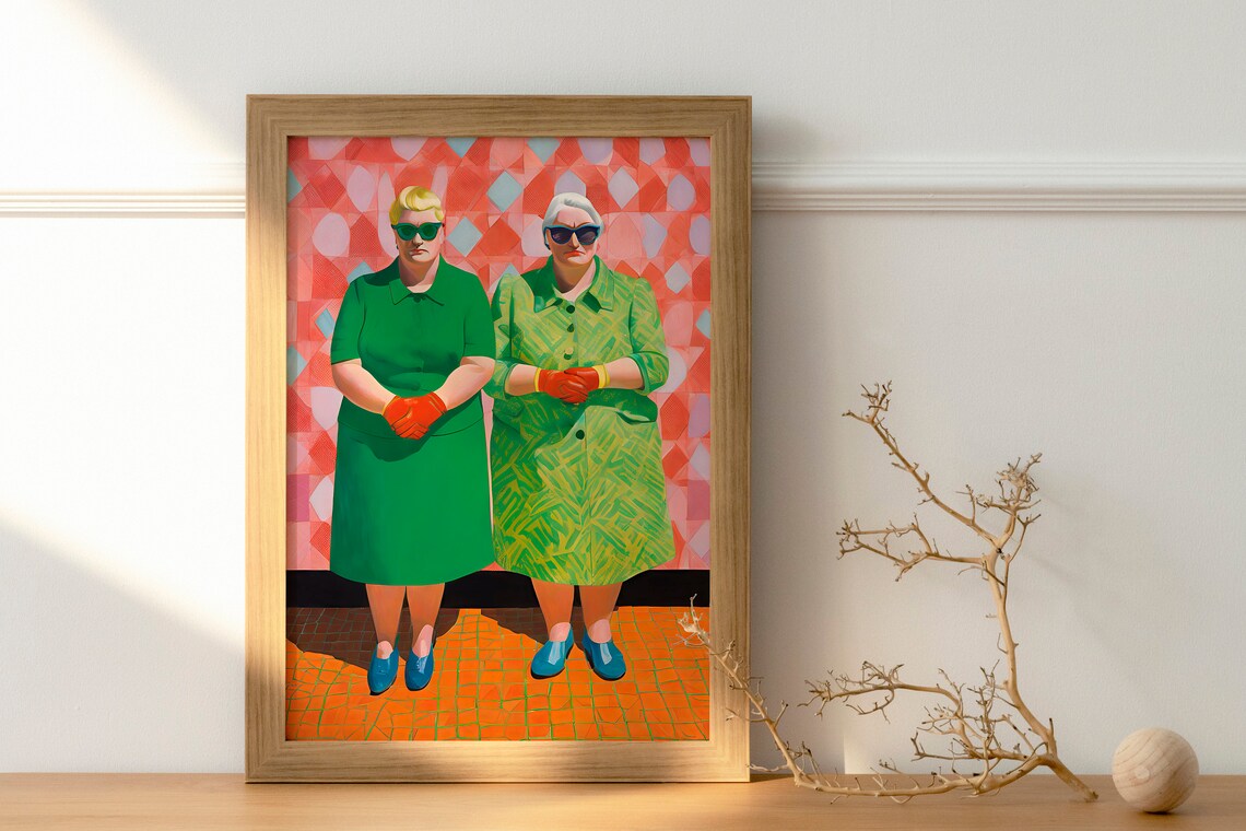 Large Ladies Modern Art Print, Bold Body Positivity - Image 2