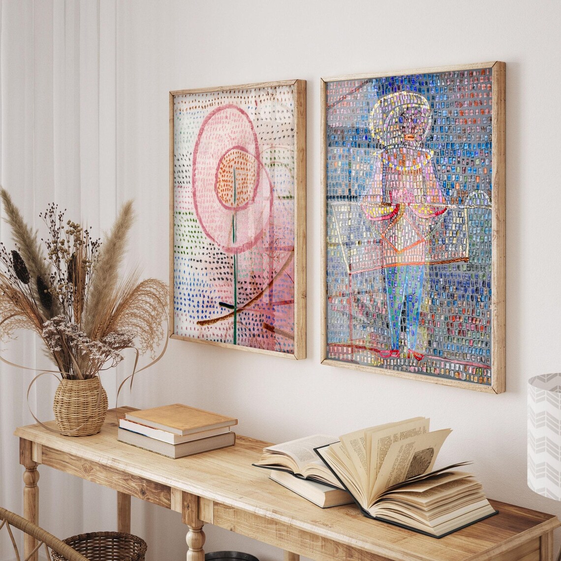 Paul Klee Abstract Wall Painting, Colorful Decor