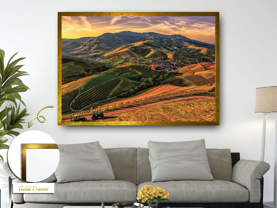 Mountain Village Landscape, Tranquil Scenic Scene - Image 4