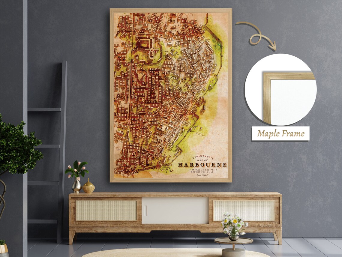 Harbourne Cityscape, Modern Urban Design Art Print - Image 2