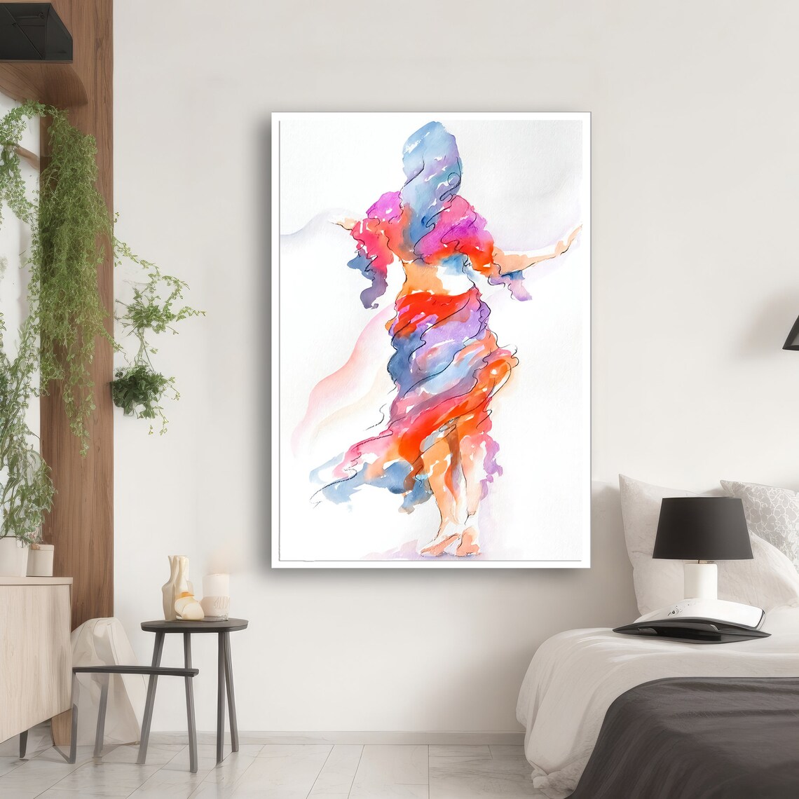 Abstract Dance Painting, Unique Home Decor Gift - Image 2