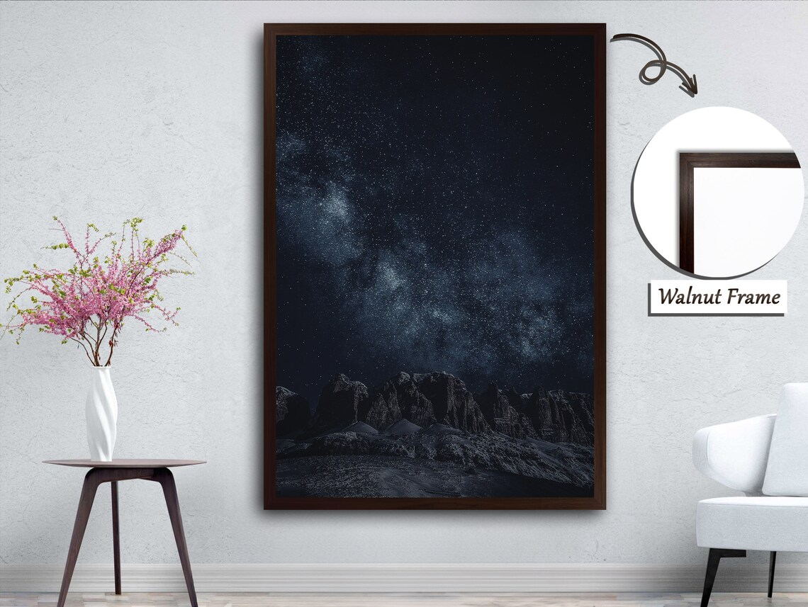 Magic Of The Night, Celestial Landscape Painting