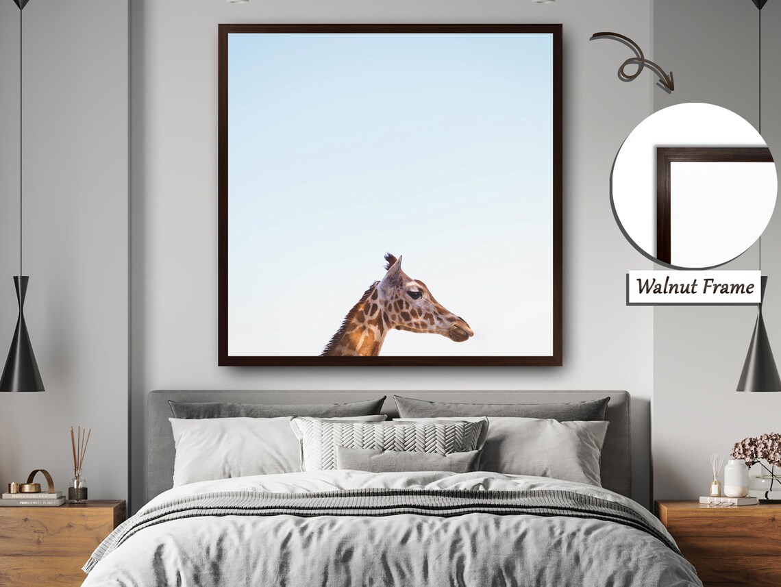 Heavenly Giraffe - Contemporary Travel Poster - Image 4