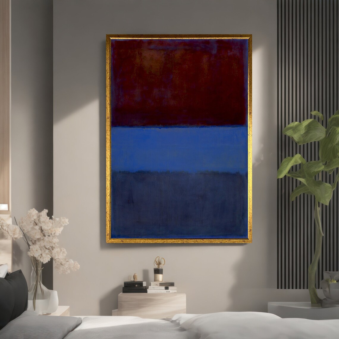 Mark Rothko Royal Red And Blue, Abstract Art Print - Image 5