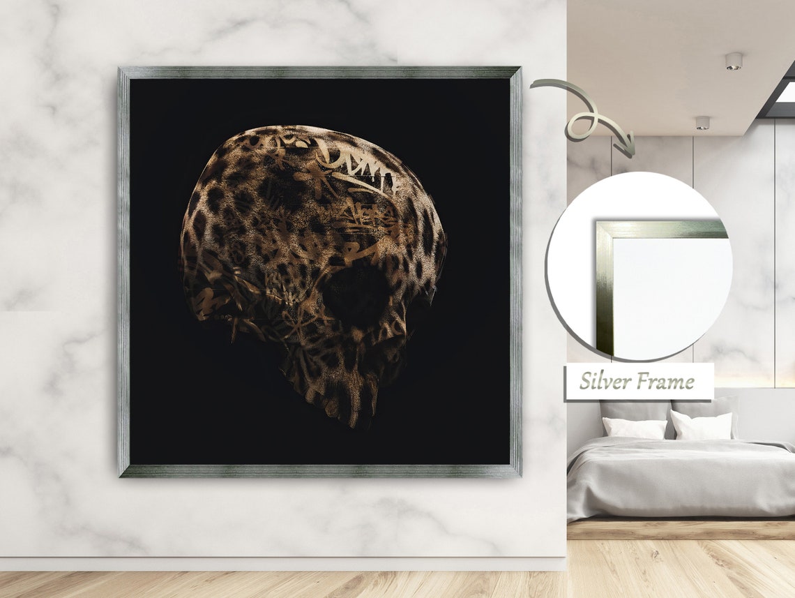 Leopard Print Skull - Wild Beauty Decor - Image 2