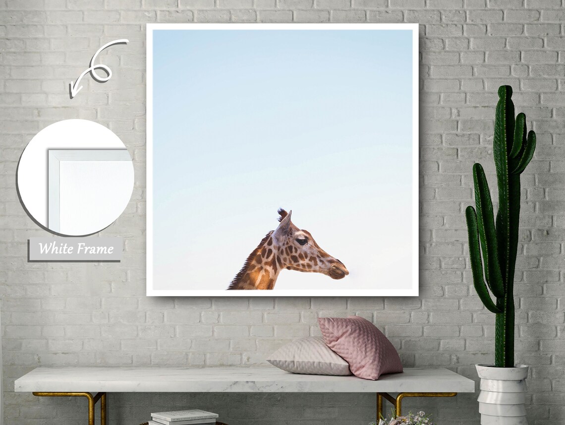 Heavenly Giraffe - Contemporary Travel Poster - Image 3