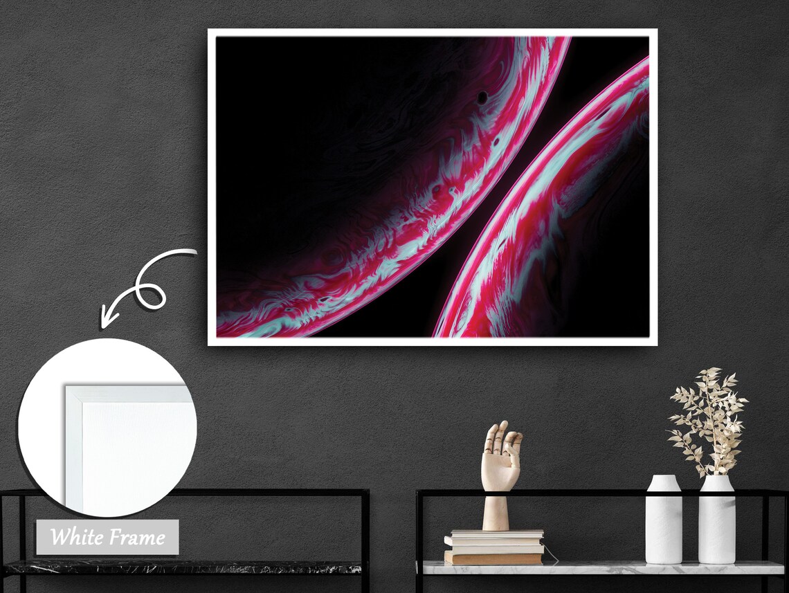 Ethereal Flow Abstract Fluid Movement, Modern Decor - Image 3
