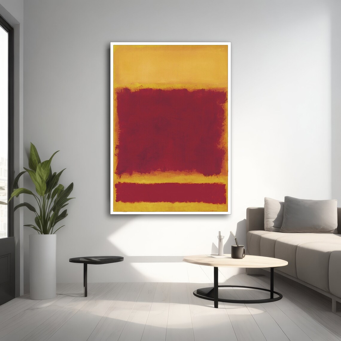 Mark Rothko Minimal Art, Contemporary Abstract - Image 3