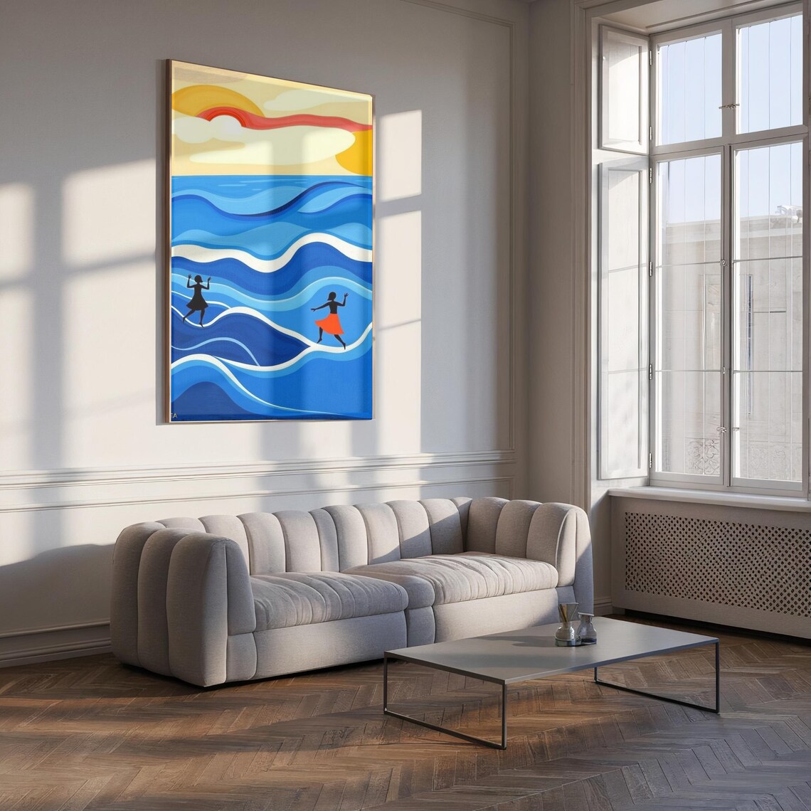 Matisse Inspired Abstract Dance, Modern Decor - Image 3