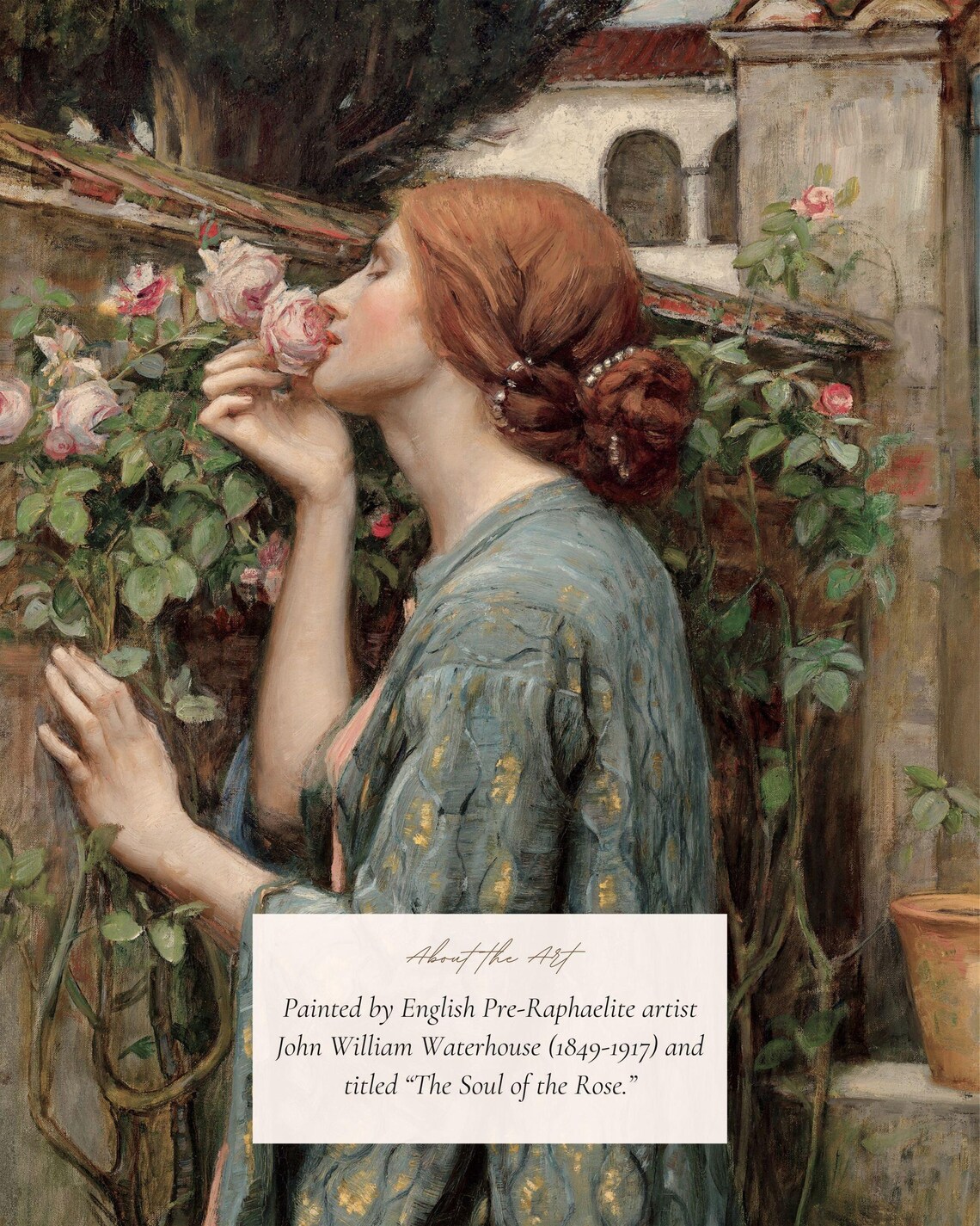 The Soul of the Rose, Waterhouse Pre-Raphaelite Art Print - Image 2