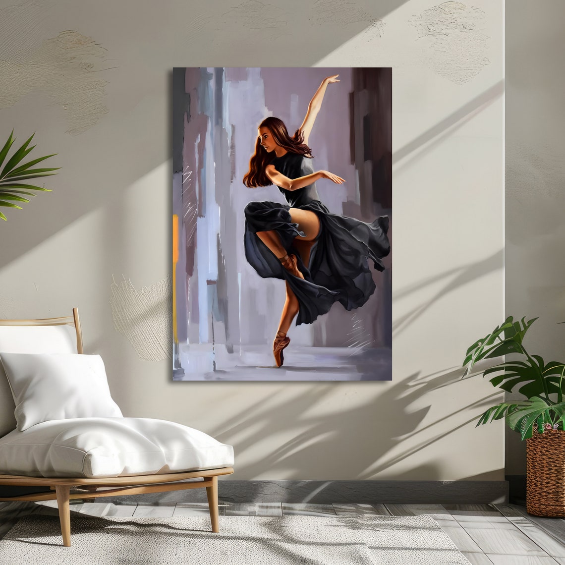 Graceful Ballet Dancer Art Elegant Dance Wall Decor Ballerina Poster Wall Art Design Ready To Hang Decoration - Image 2