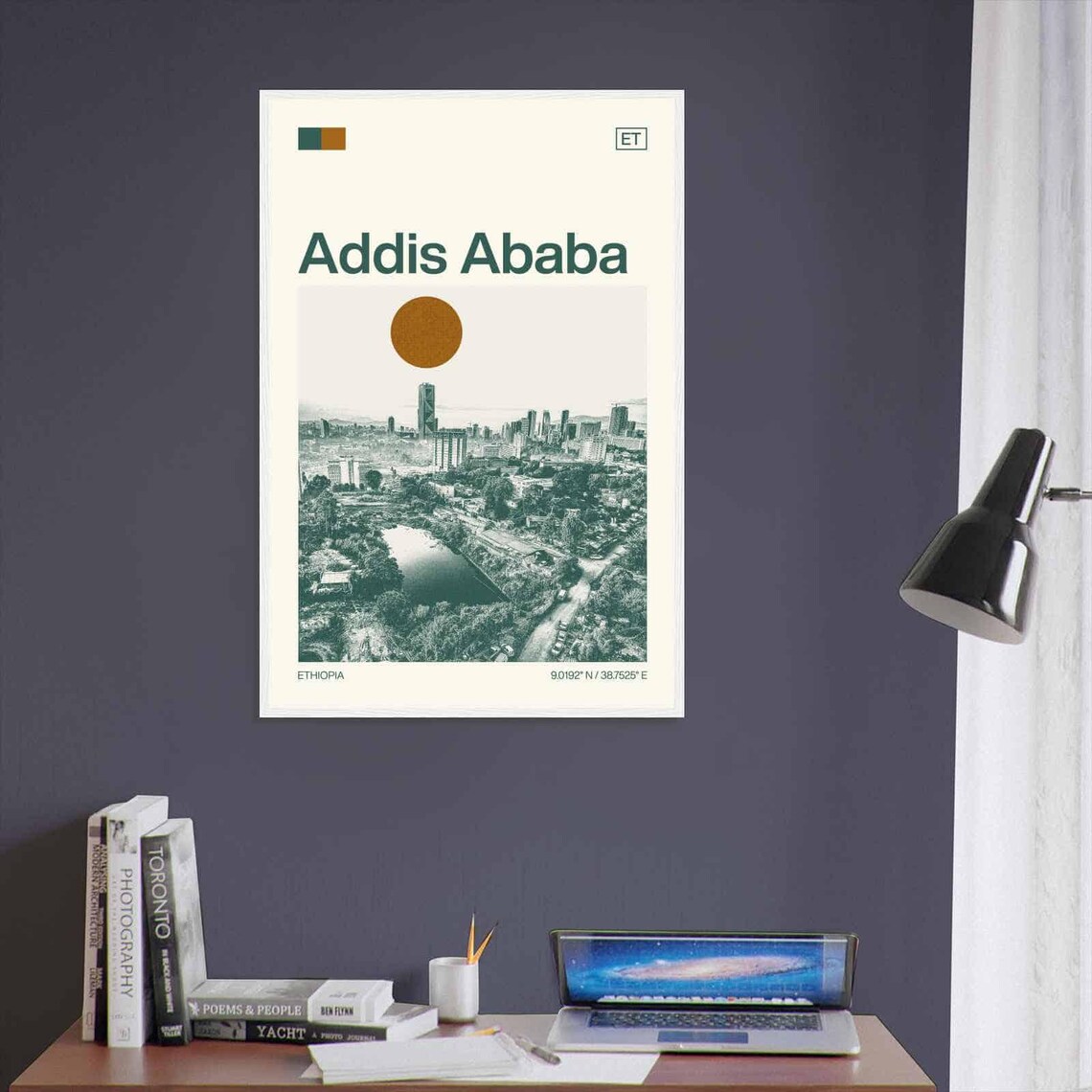 Addis Ababa Ethiopia Minimalist Travel Poster - Image 3