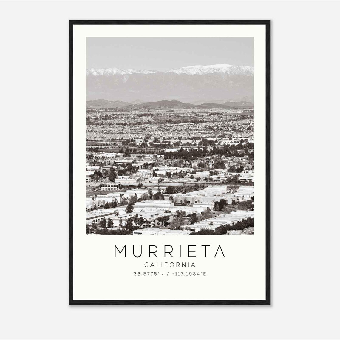 Murrieta California Photo Travel Poster Murrieta Travel Print Minimalist Travel Print Ds1