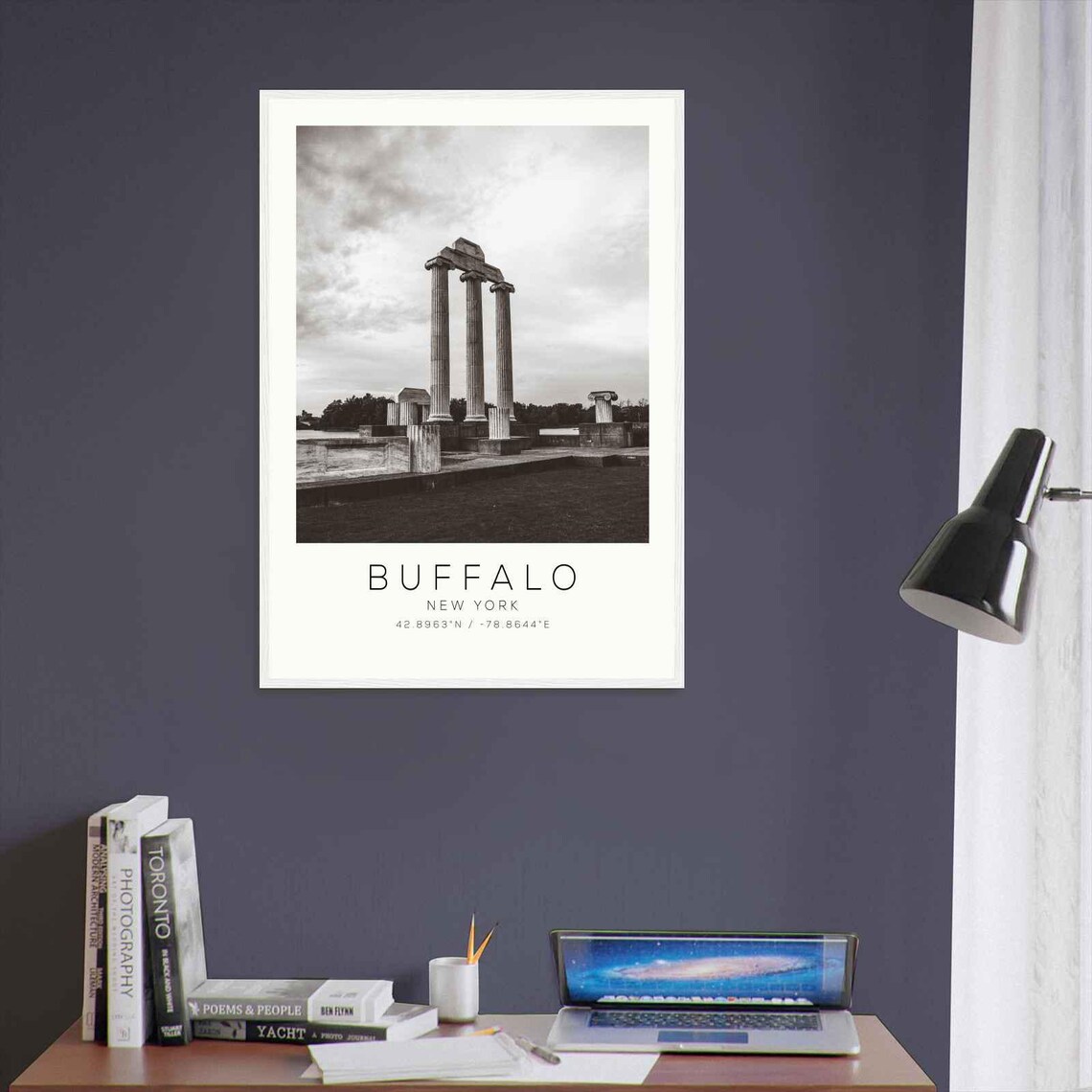 Buffalo New York Photo Travel Poster Buffalo New York Travel Print Minimalist Travel Print Ds3 - Image 3