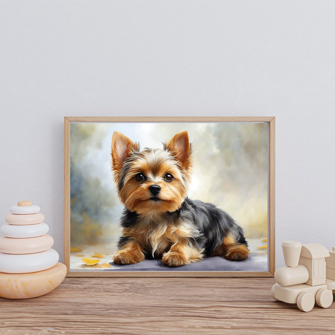 Yorkshire Terrier Pet Portrait Art Print - Image 2