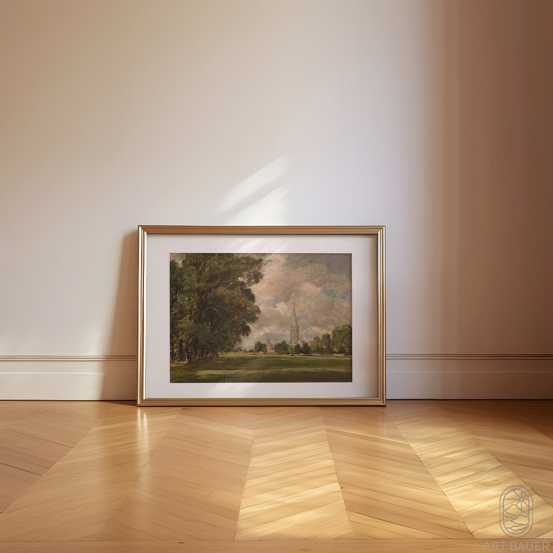 John Constable Salisbury Cathedral 1820 English Church Landscape Art Poster - Image 3