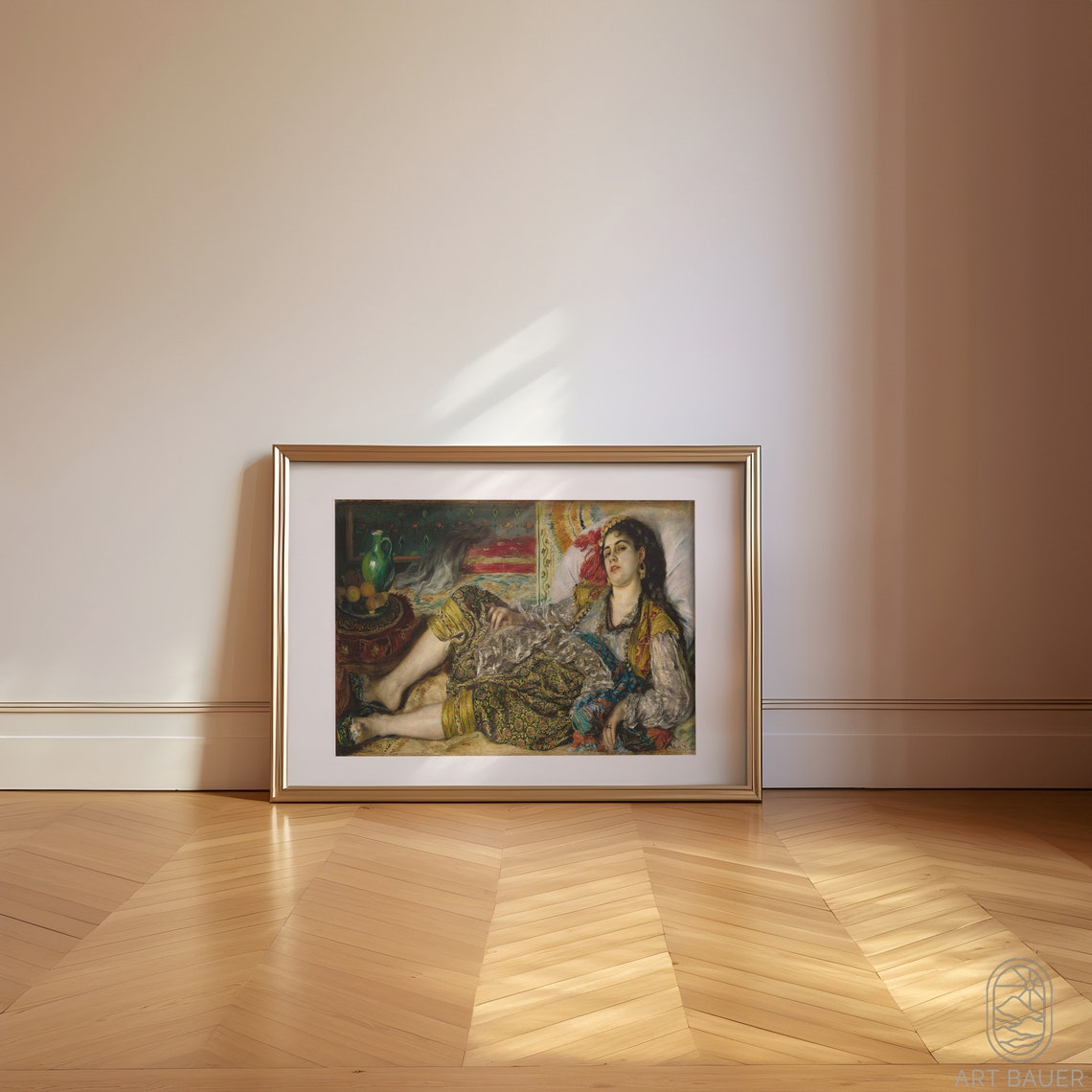 Auguste Renoir Odalisque French Art Print French Decor Renoir Poster Gift For Artist Female Form Renoir Art Print 1870 - Image 2