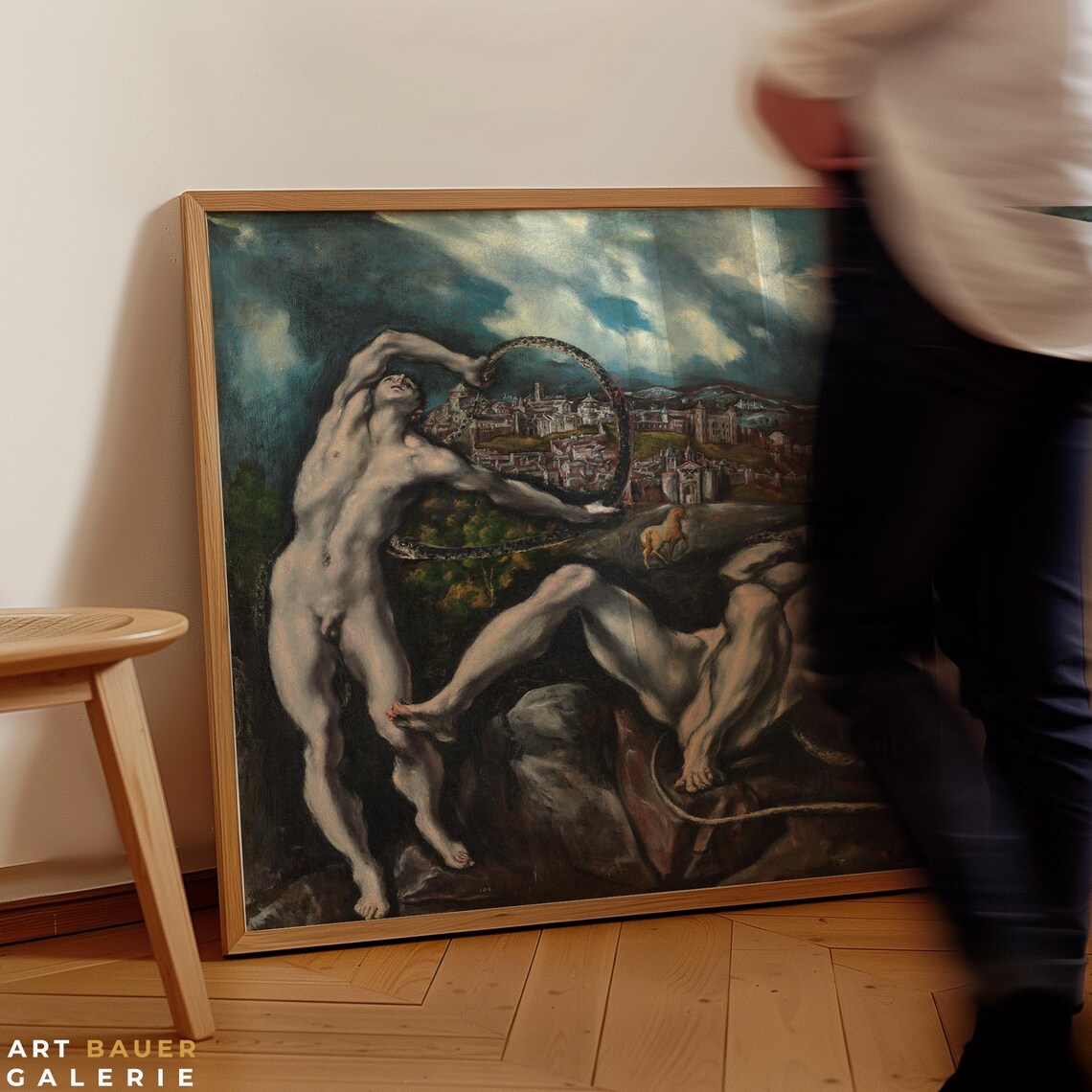 El Greco Laocoon 1614 Greek Mythology Baroque Serpents Art Poster - Image 3