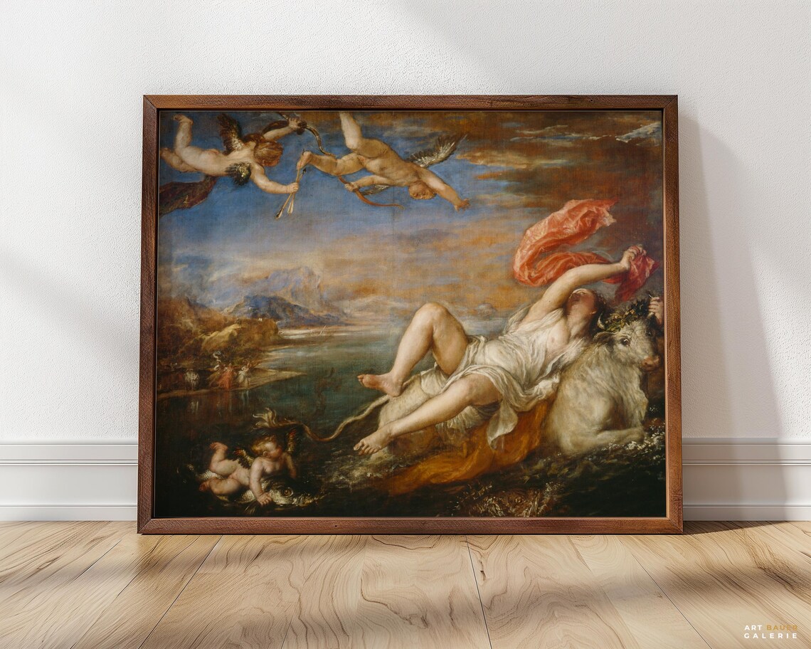 Titian Rape Of Europa 1562 Europa On The Bull Mythology Poster - Image 5