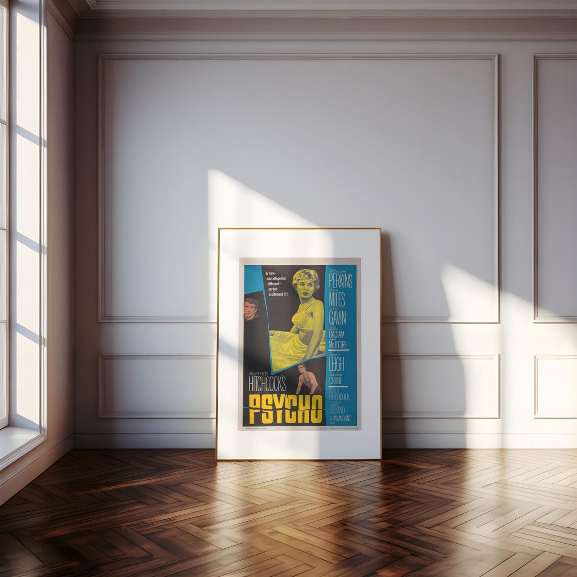 Psycho Film Poster 1960 Hitchcock Classic Iconic Movie Poster Vintage Film Poster Poster Print - Image 5