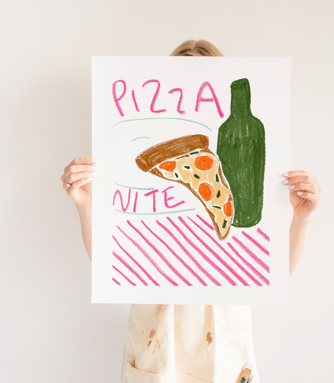 Pizza Night Kitchen Wall Decor Art Print - Image 4