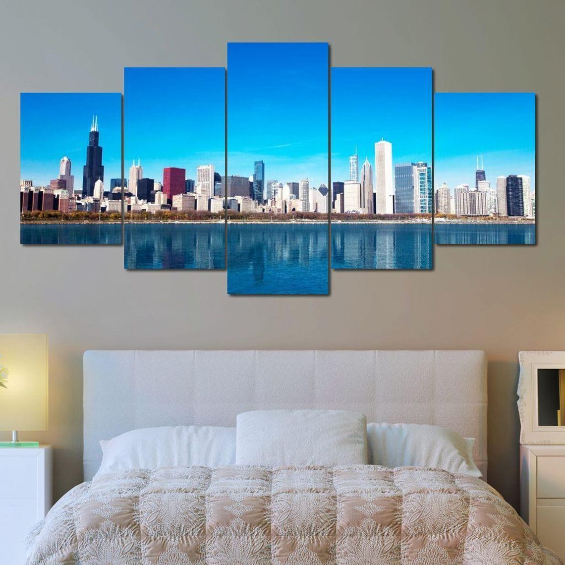Chicago Skyline, Cityscape Art Print
