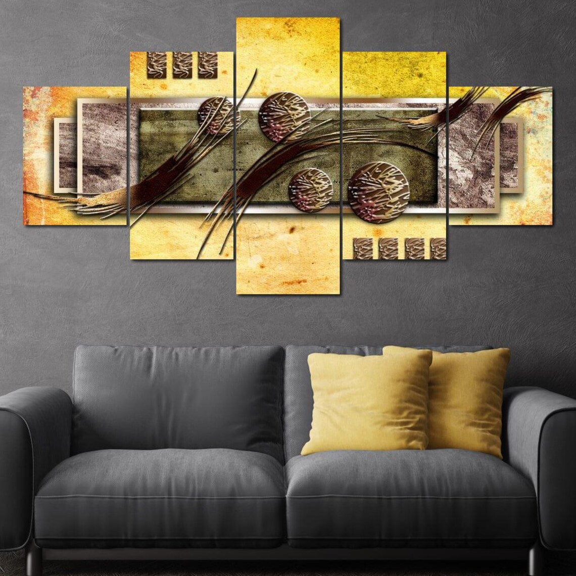 Energy Light Abstract Geometric Design, Modern Decor
