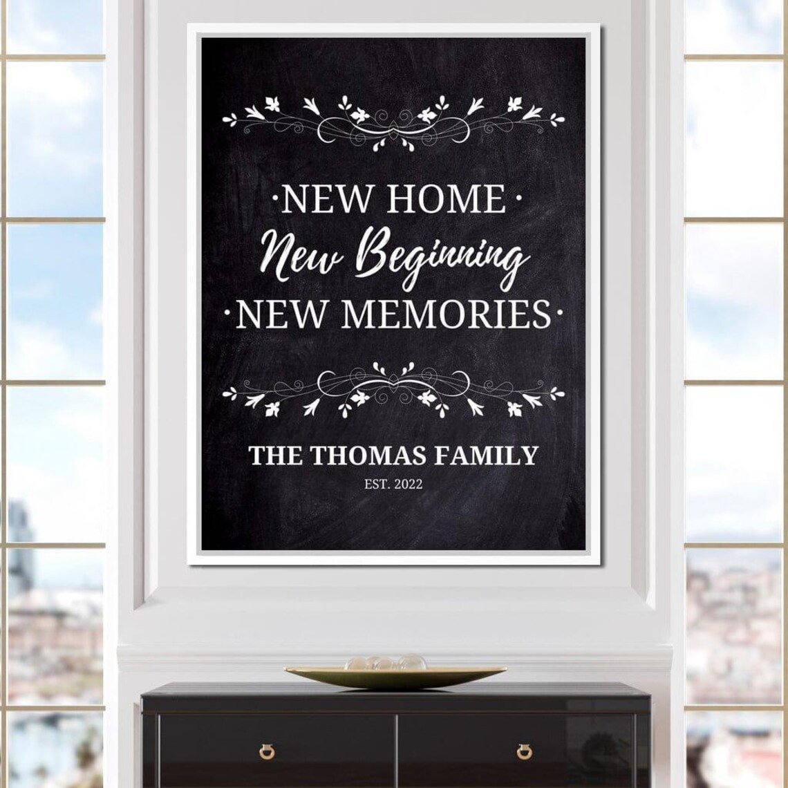 New Home - Minimalist Typography Art Print - Image 4