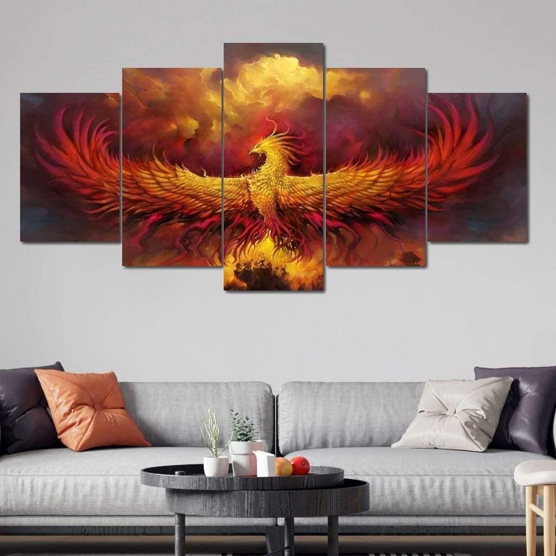 The Phoenix Mythical Bird Art Print