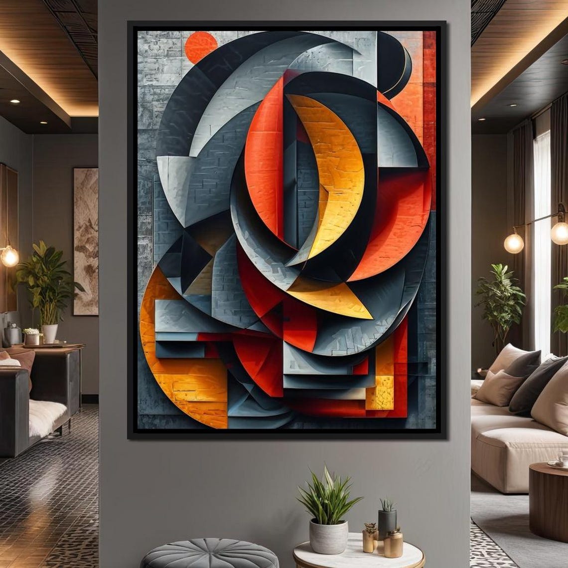 Colorful Modern Abstract Art