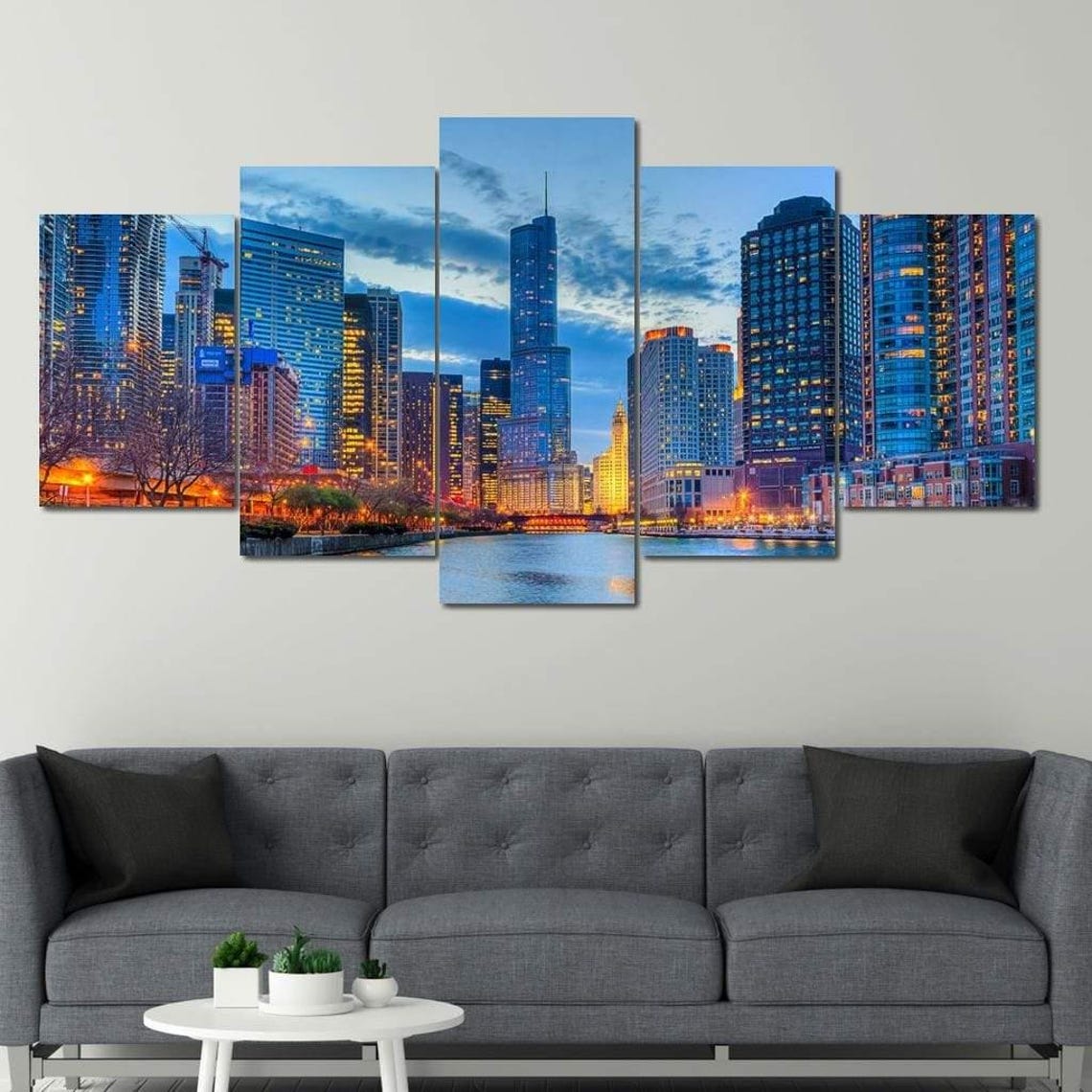 Chicago Skyline - Cityscape Art Print
