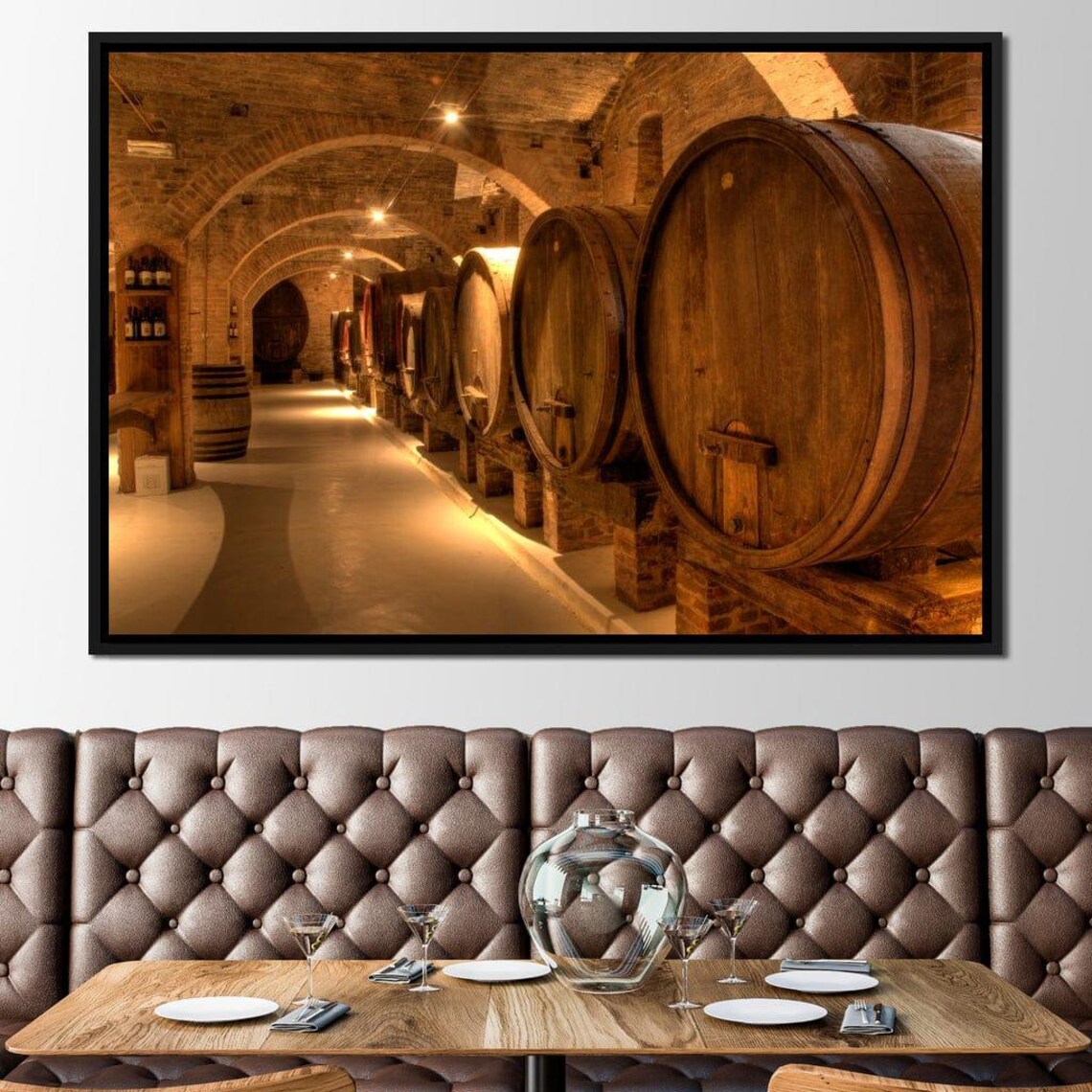 Wine Cellar In The Abbey - Vintage Art Print