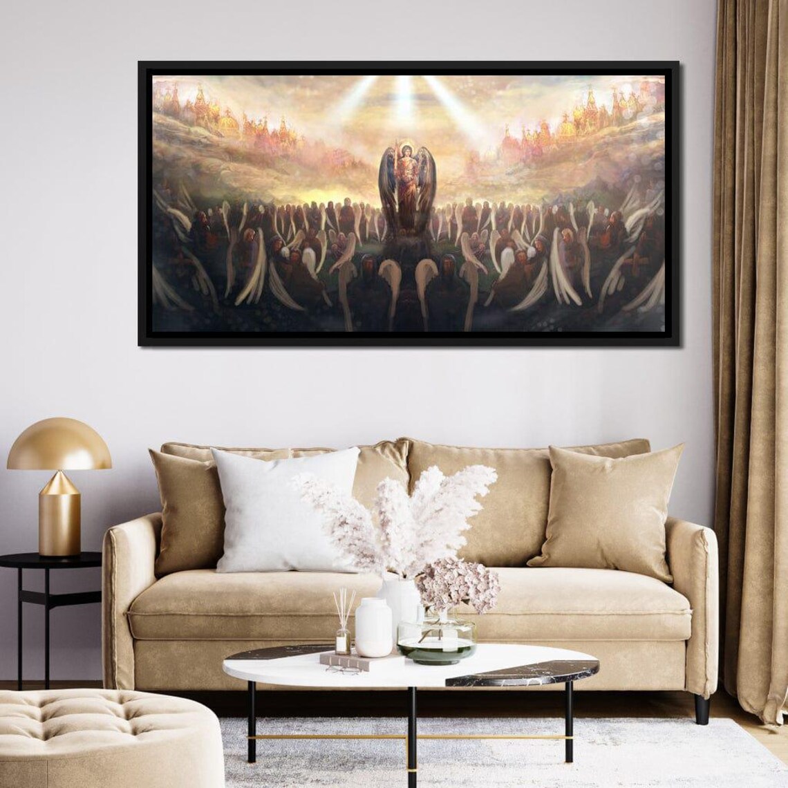 Archangel Michael Heavenly Angels Spiritual Christian Art Poster - Image 2
