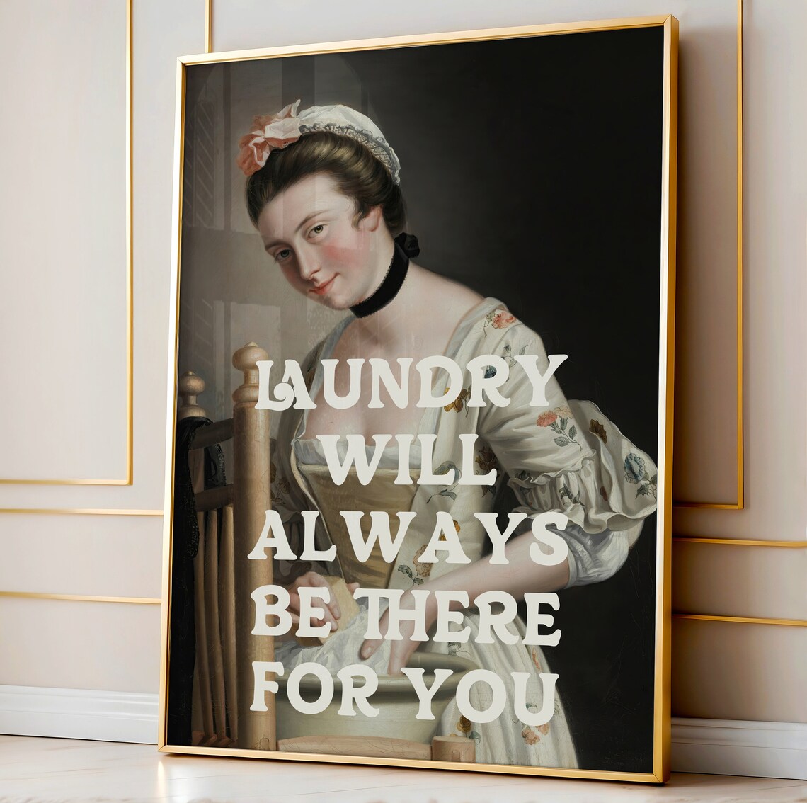 Funny Laundry Room Decor Laundry Will Always Be There For You Print Wall Art A36 - Image 3