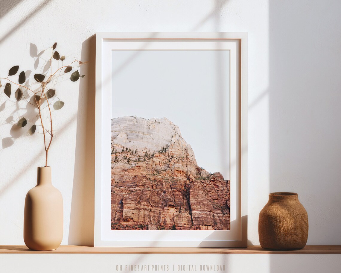 Desert Boho Wall Art Print, Southwestern Canyon - Image 3