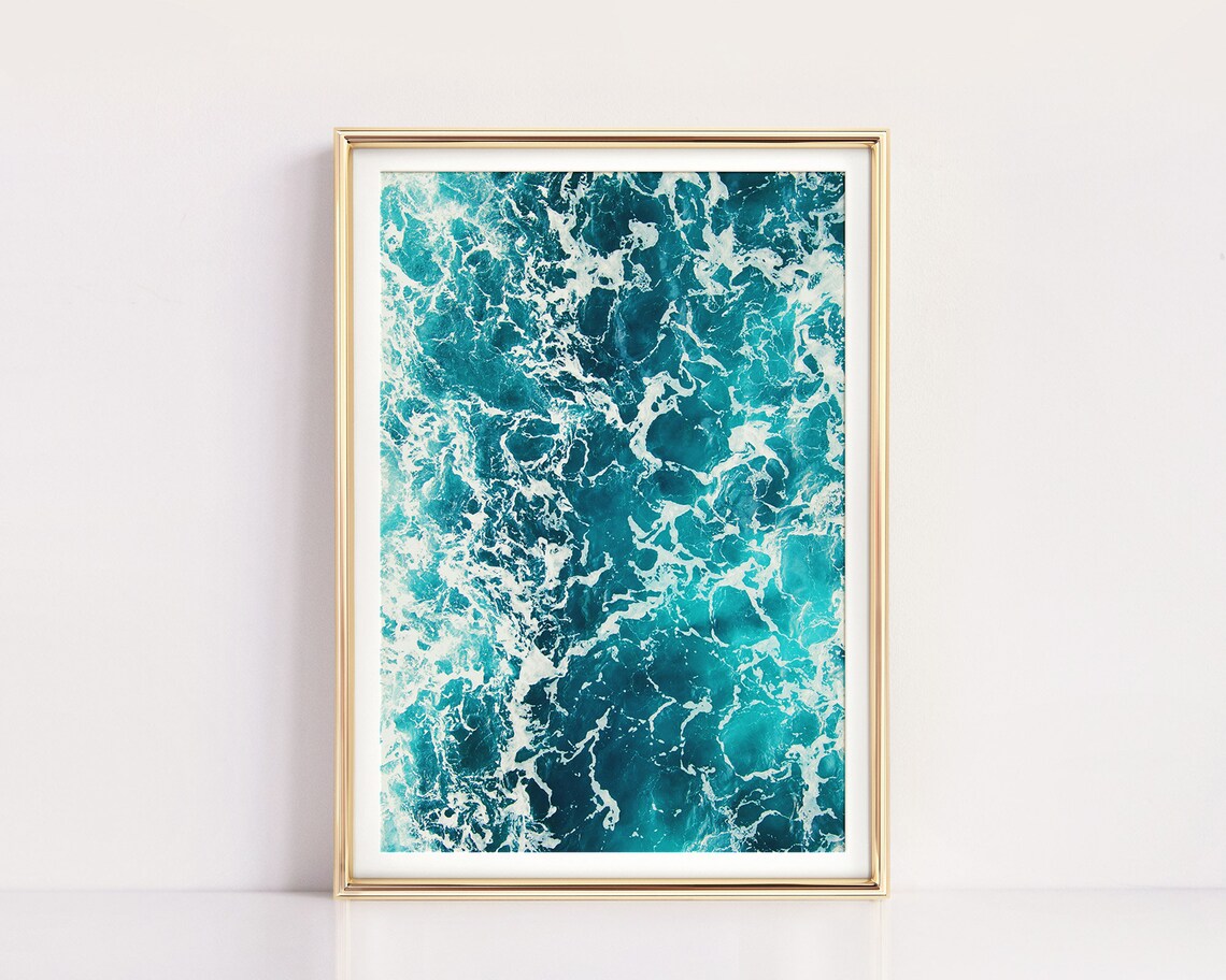 Ocean Wall Art Prints, Modern Coastal Decor - Image 4