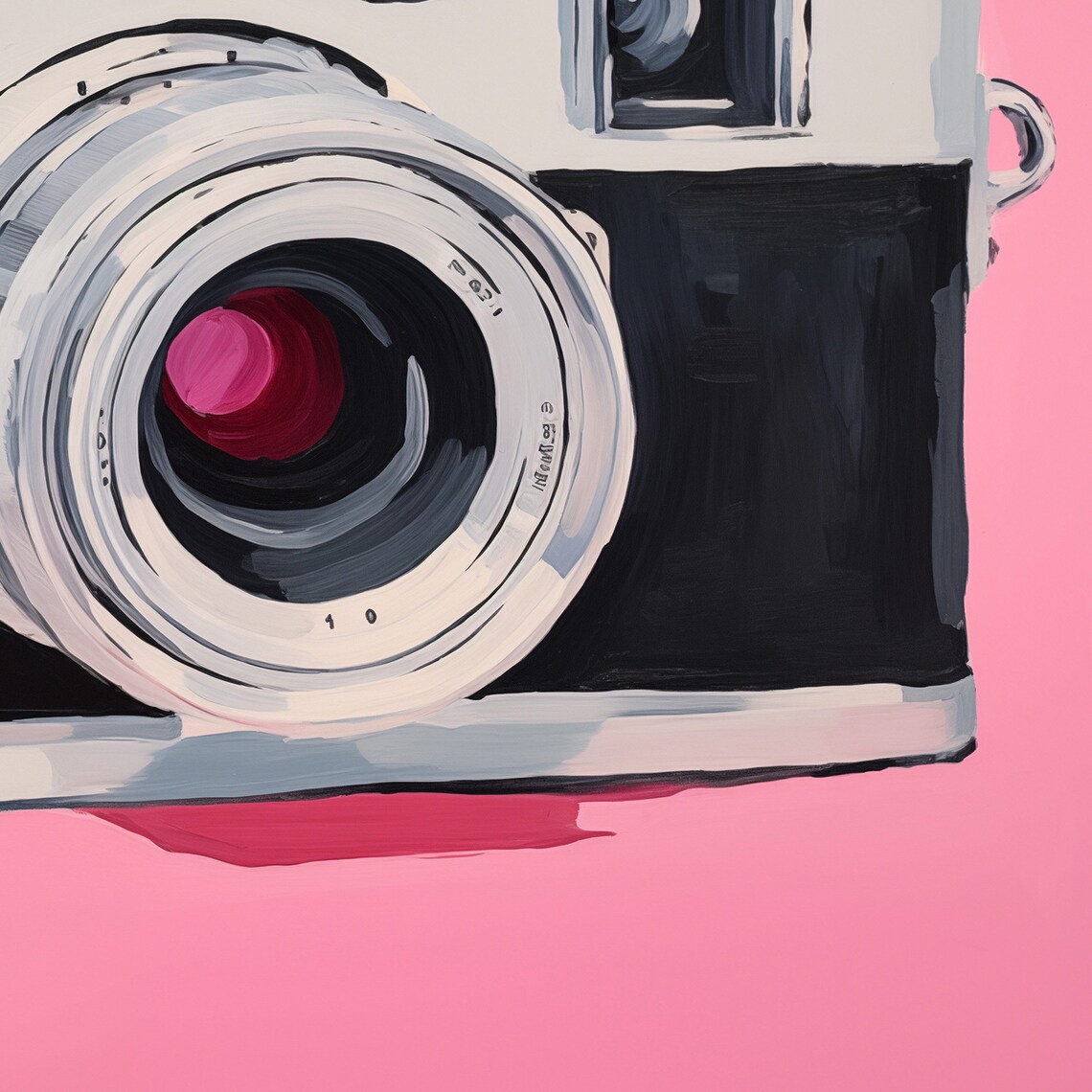 Retro Camera, Maximalist Dopamine Aesthetic Decor