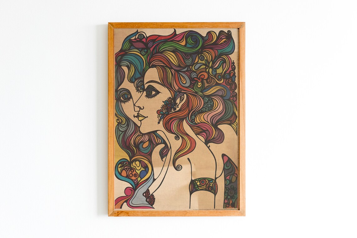 Psychedelic Hippy Concert Art Print, Trippy Style - Image 2