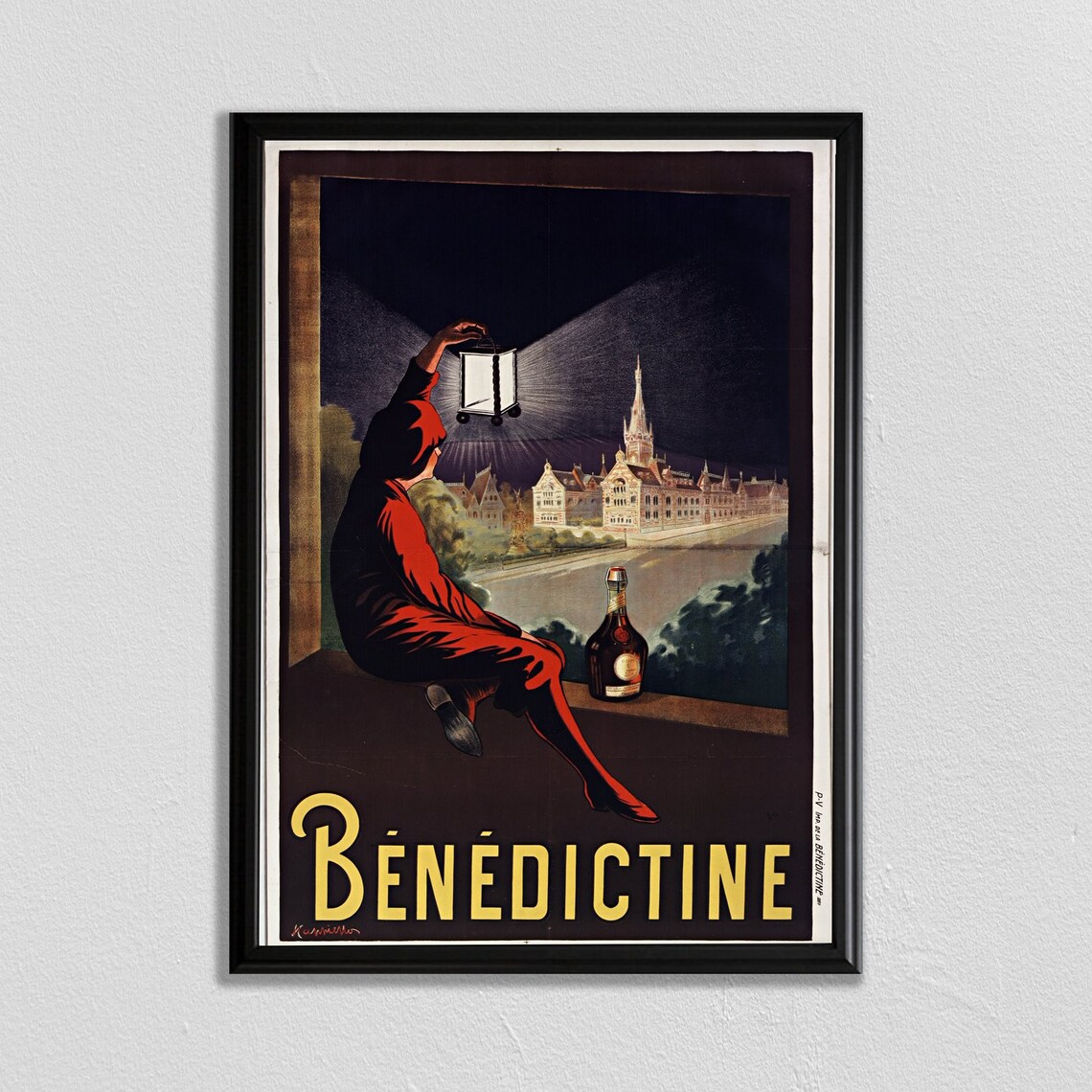 Paris Vintage French Poster, Literary Poster Print