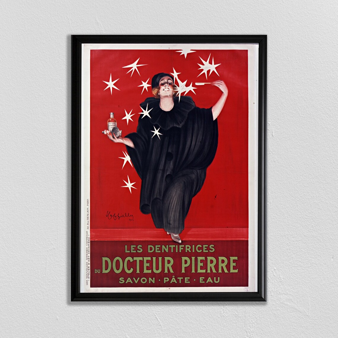 Leonetto Cappiello Vintage Poster, Paris Art Print