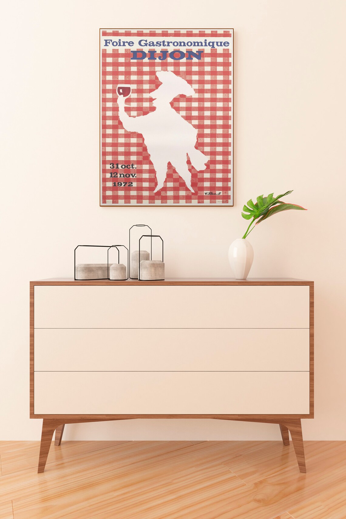 Chef Poster, French Cooking Kitchen Art - Image 2