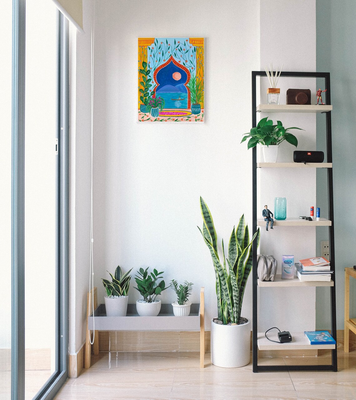 Morocco Botanical Travel Poster, Marrakech Decor - Image 3