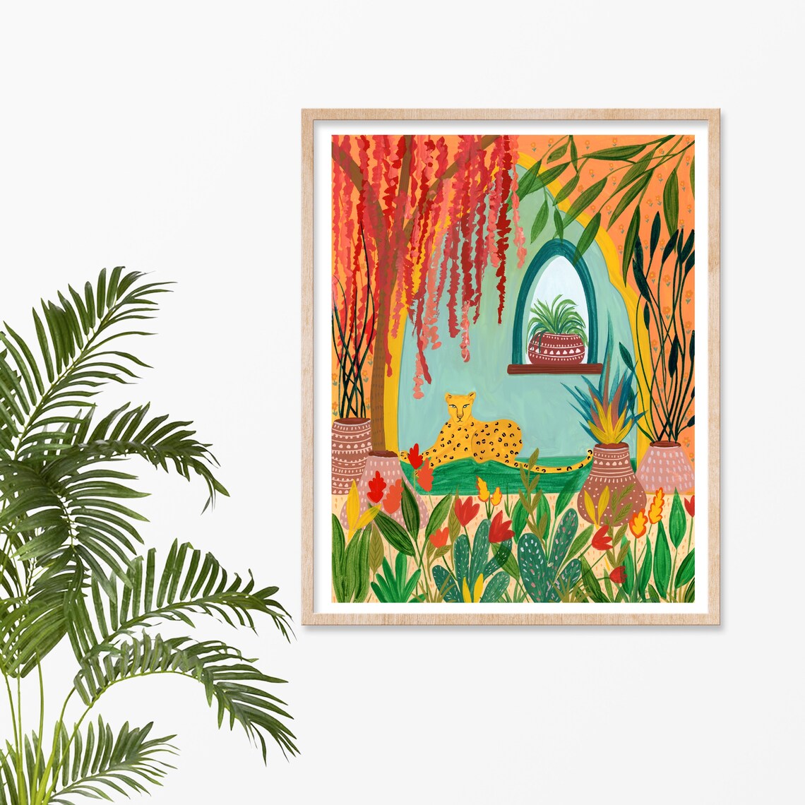 Cheetah Print Nursery Art, Kids Playroom Poster
