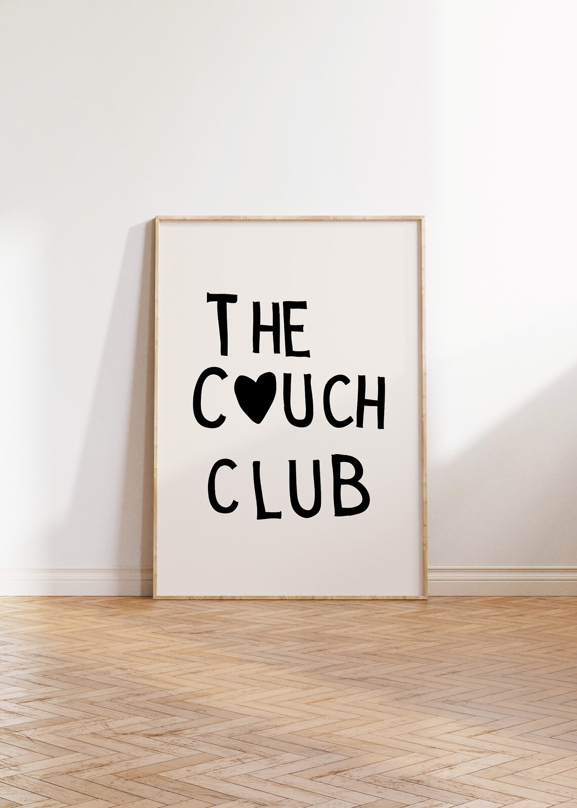 The Couch Club Minimalist Heart Art Print - Image 3